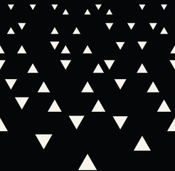Abstract geometric black and white graphic design triangle 3d perspective pattern