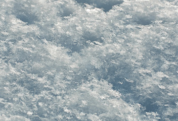 Snow detail structure background