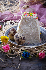 Traditional Easter cottage cheese dessert