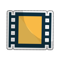movie or video related icon image vector illustration design 