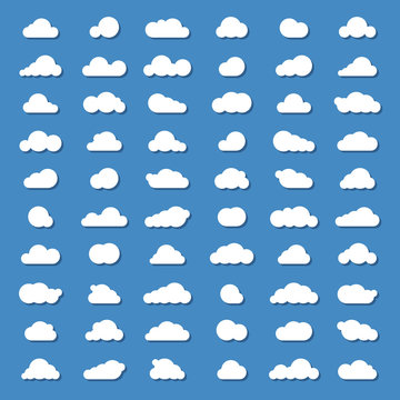 sixty vector clound icons