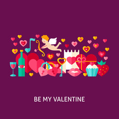 Be My Valentine Greeting Card