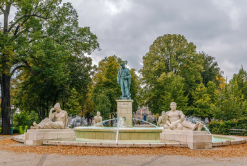 Statue of Admiral Bruat, Colmar, Alsace, France