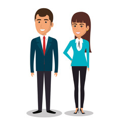 business people avatars icon vector illustration design