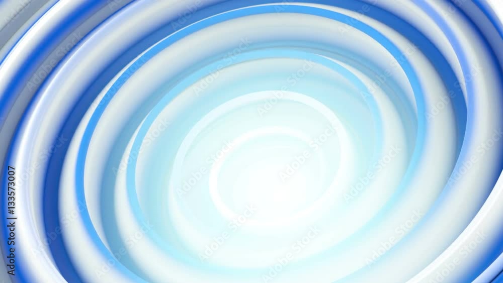 Poster spiral 3d shape endless spinning. computer generated seamless loop animation 4k uhd (3840x2160)