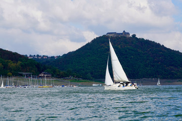 boats on the Edersee