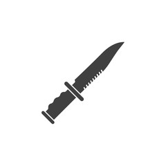 Military or army knife icon