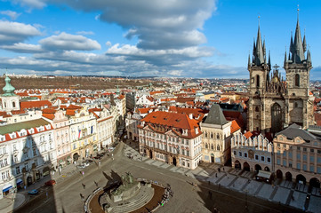 Naklejka na ściany i meble Stare Mesto (Old Town), Prague, Czech Republic