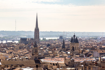 Obraz premium Panoramic view of Bordeaux