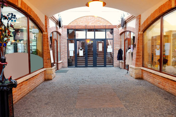 Modern shopping centre