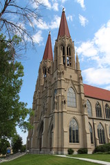 Church facade, Helena, MT.