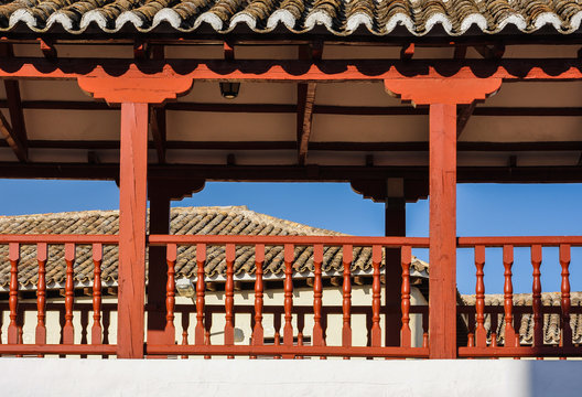 Plaza Mayor de Puerto L&aacute;pice, Ciudad Real, plazas manchegas, Espa&ntilde;a