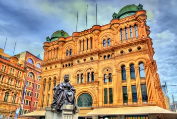 Gordijnen Koningin Victoria Building in Sydney, Australië. Gebouwd in 1898 © Leonid Andronov