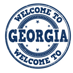 Welcome to Georgia sign or stamp