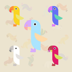 Parrots set