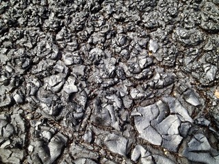 Dried earth