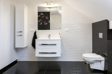 Modern design comfortable bathroom