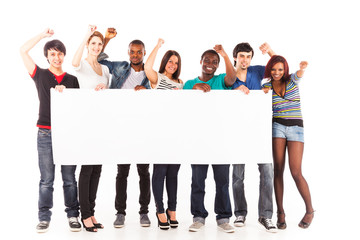 Obraz premium Multi-ethnic Group Of Young Adults