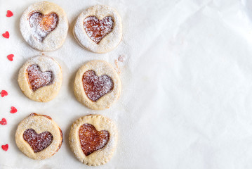 Heart shape cookies