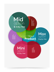 Circle abstract background