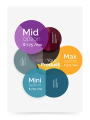 Circle abstract background