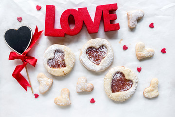 Love signs background