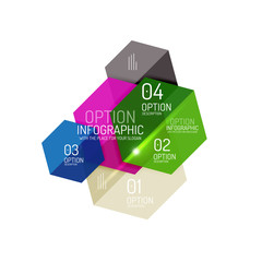 Business infographic design template