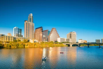 Fototapeten Downtown Skyline of Austin, Texas © f11photo