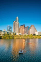 Stoff pro Meter Skyline der Innenstadt von Austin, Texas © f11photo
