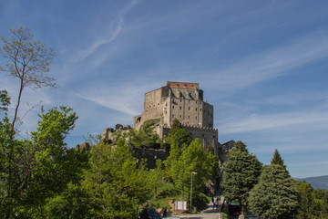 Saint Michael's Abbey in Val di Susa. Piedmont. Italy.