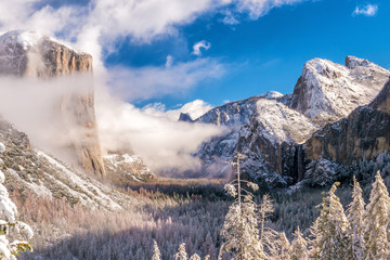 Yosemite National Park in winter