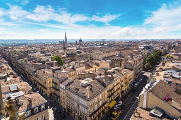 Fotobehang Panoramic view of Bordeaux © Sergii Figurnyi