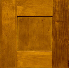 Modern door made of natural wood maple