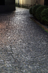 Obraz premium 神楽坂の石畳 Kagurazaka