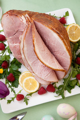 Easter Ham and Raspberry