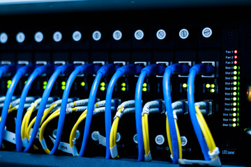 Network switch and ethernet cables