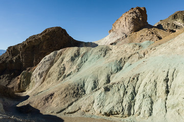 Chemicals at Artist Drive in Death Valley, CA