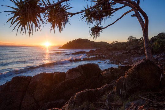 Coastal sunrise