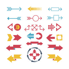 Arrow web icon vector illustration.