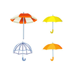 Obraz premium Umbrella vector illustration.