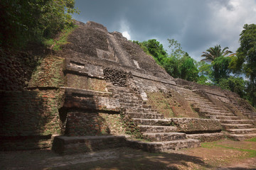 Lamanai Temple Pyramid Bellize