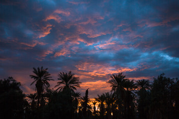 Sunset at Furnace Creek, Death Valley