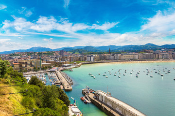 Old hardbour in San Sebastian