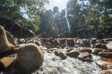 Fototapeta premium Klong Pai Boon Waterfall in Chanthaburi province in Thailand