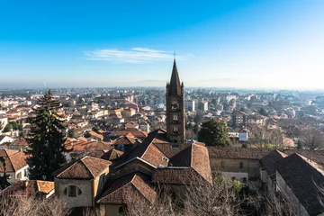 Photo sur Plexiglas Photo aérienne Aerial view of Rivoli, Turin, Italy