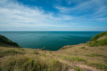Fototapeta premium Khao Bo Toei mountain at Kung-krabaen beach , Chantaburi in T