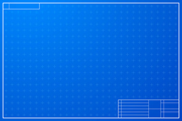Layout template in blueprint style