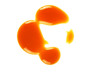 Caramel isolated on white background