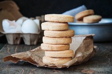 Butter shortbread cookies - 133600410