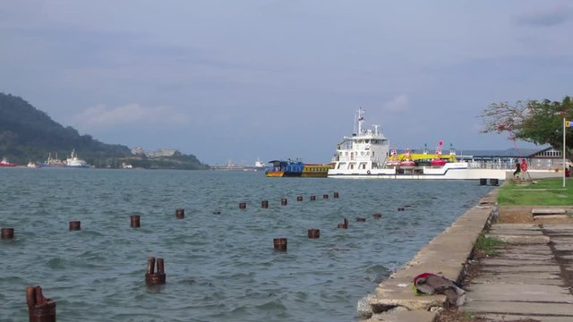 Lumut is a coastal town in Manjung District, Perak, Malaysia, and it is the gateway to Pangkor Island. Circa December 2016